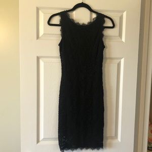 Lace black dress